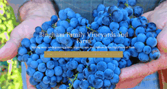 Desktop Screenshot of binghamfamilyvineyards.com