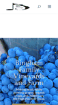 Mobile Screenshot of binghamfamilyvineyards.com